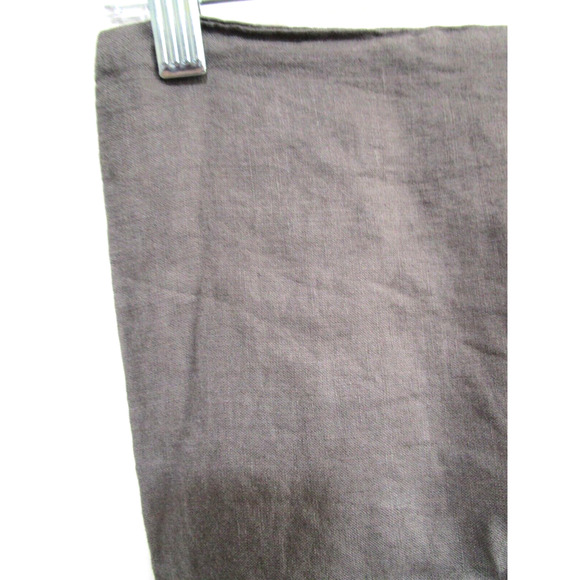 West Elm Gray 100% Linen Euro Pillow Sham - Picture 2 of 6